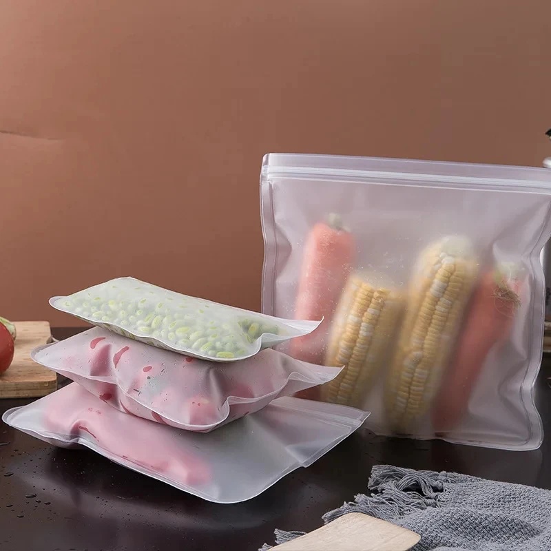 1-4 pezzi di sacchetti in sili - Food Storage Zip Lock Bags recensione e prezzo