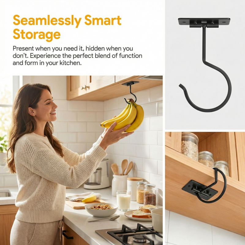 Gancio a banana autoadesivo in - Food Storage Method recensione e prezzo